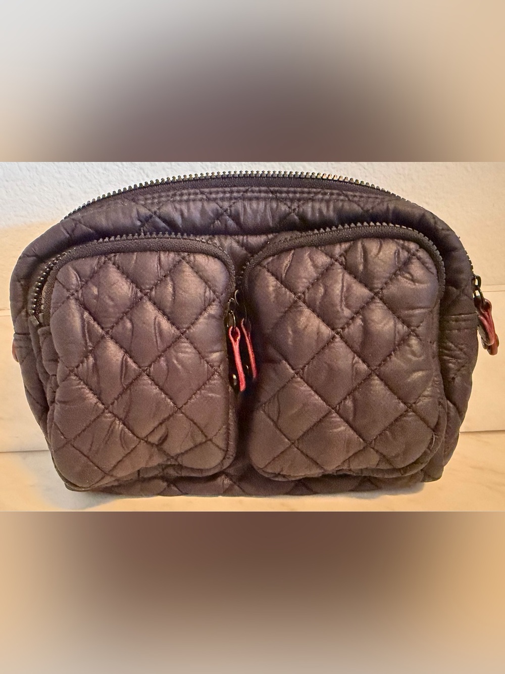 MZ Wallace Cosmetic Pouch/Bag Black